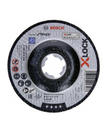 bosch powertools Bosch X-LOCK separation 115X2,5mm EfM ger. - 2608619256
