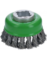 bosch powertools Bosch X-LOCK cup brush Heavy for Inox 75mm, knotted type (75mm diameter, 0.5 mm wire) - nr 1