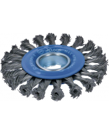 bosch powertools Bosch X-LOCK disc brush Heavy for Metal 115mm, knotted (O 115mm, 0.5mm wire)