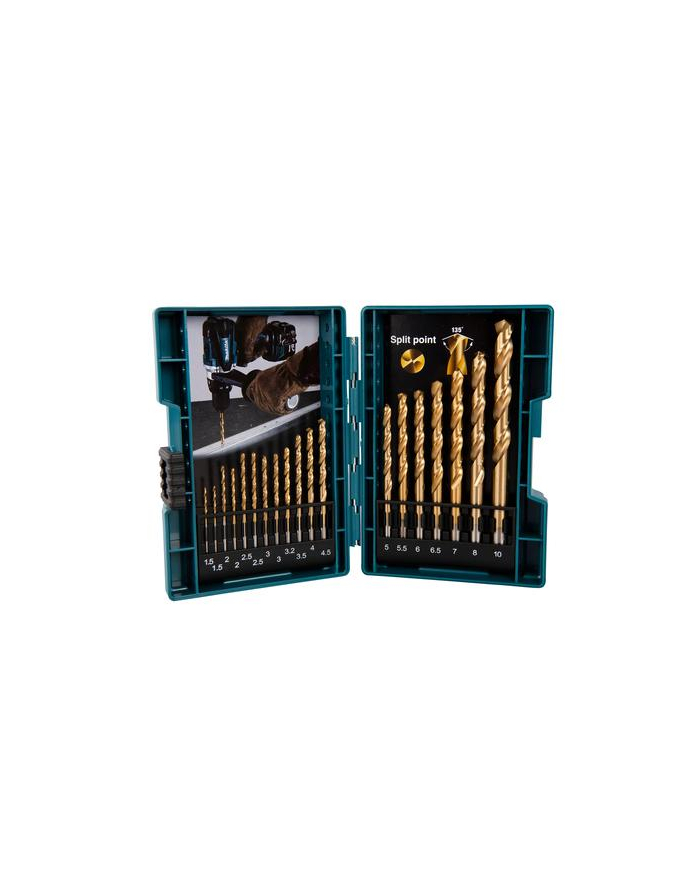 Makita drill set 19pcs B-67795 główny
