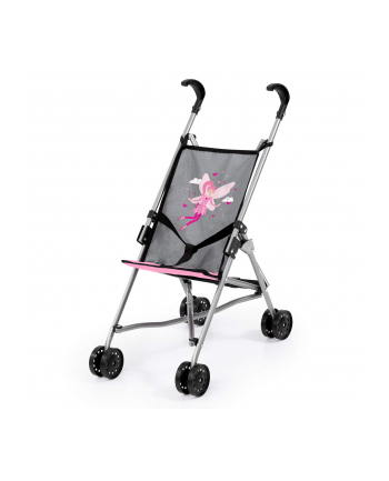 Bayer Design doll buggy grey / pink - 30566AA