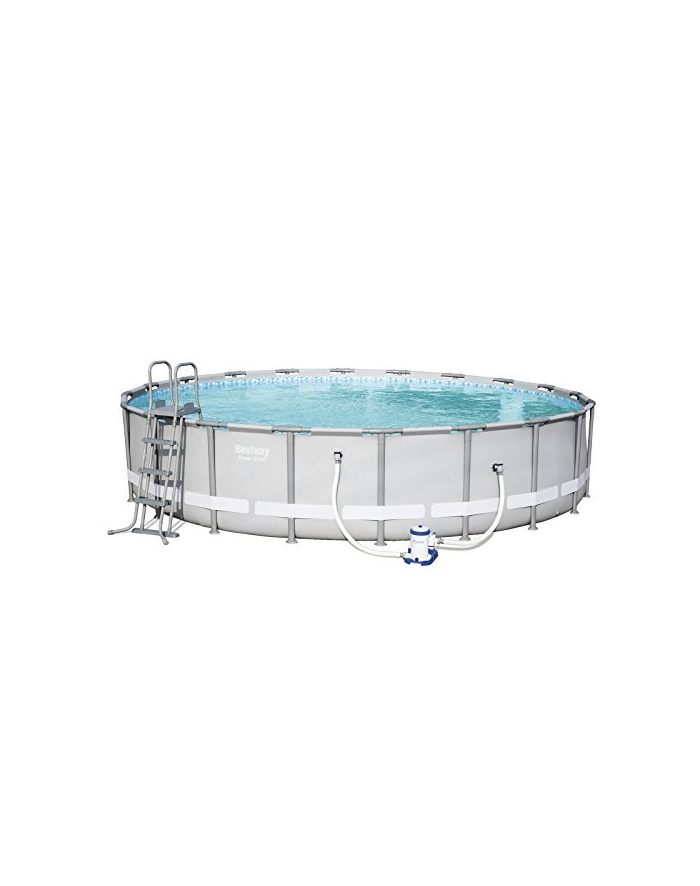 Bestway Power Steel pool kit, O 610cm x 122cm, swimming pool (light gray, with filter pump) główny