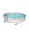Bestway Power Steel pool kit, O 671cm x 132cm, swimming pool (light gray, with filter pump) - nr 1