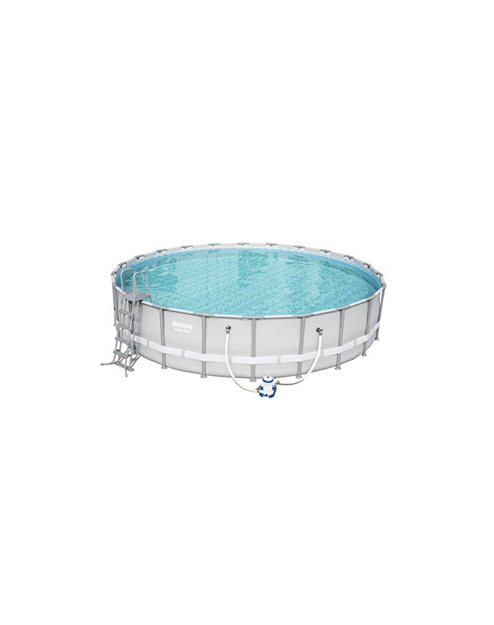 Bestway Power Steel pool kit, O 671cm x 132cm, swimming pool (light gray, with filter pump) główny