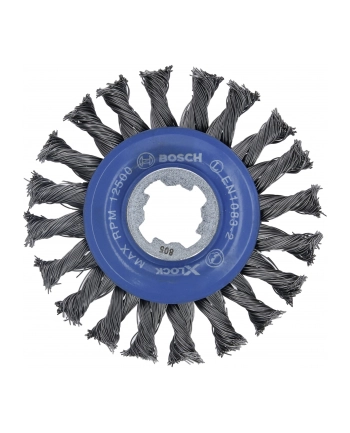 bosch powertools Bosch X-LOCK disc brush Heavy for Metal 115mm, knotted (O 115mm, 0.5mm wire)