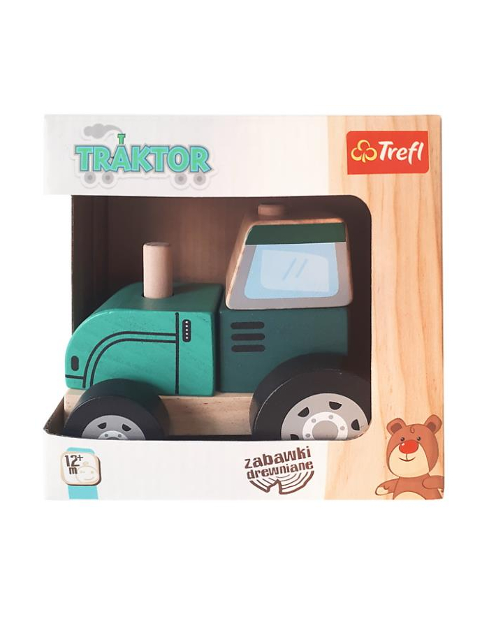 Zabawka drewniana Traktor 61139 TREFL główny