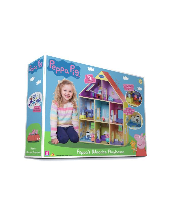 tm toys Peppa Drewniany domek Peppy 07004 główny