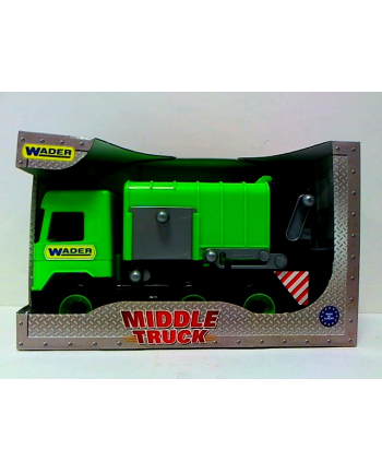 WADER middle truck śmieciarka zielona 32103