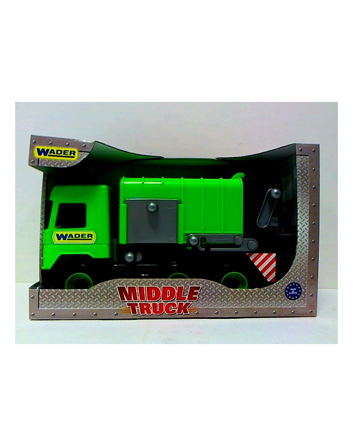 WADER middle truck śmieciarka zielona 32103 główny