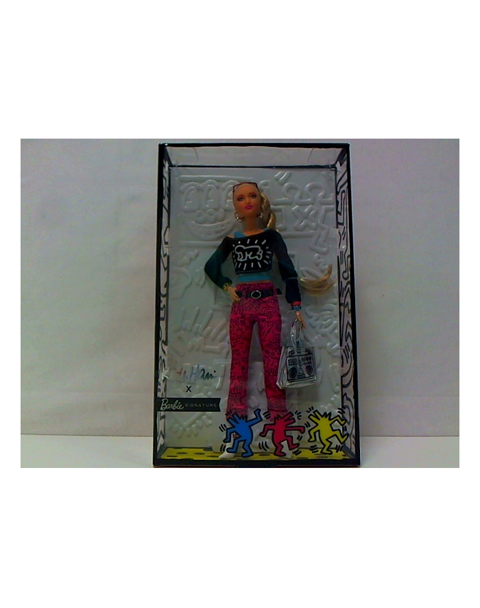 mattel Barbie lalka kolekcjonerska Keith Haring FXD87 główny