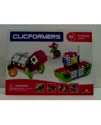 clicformers - klocki CLICS Clicformers Blossom 50el 805001 35629