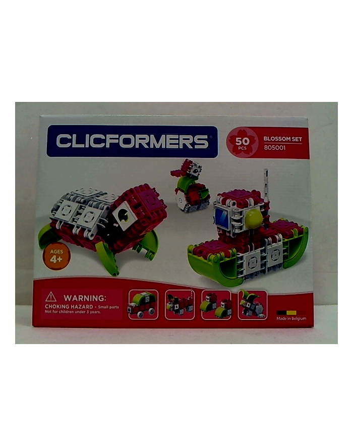 clicformers - klocki CLICS Clicformers Blossom 50el 805001 35629 główny