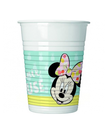 godan Kubeczki plastikowe "Minnie Tropical Disney", 200ml 8szt
