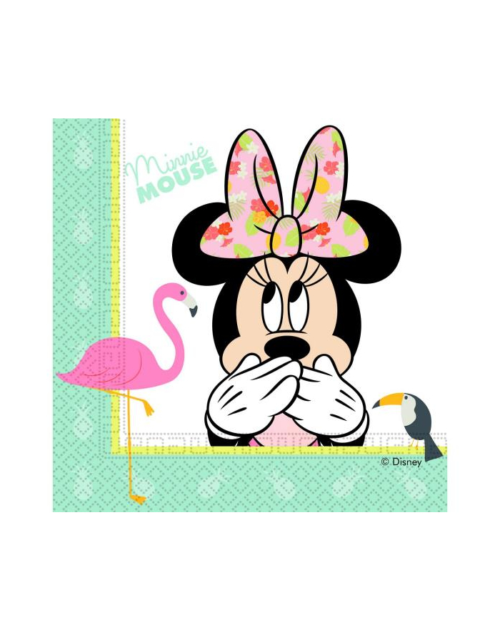 godan Serwetki papierowe "Minnie Tropical Disney", rozm 33x33 cm, 20szt główny