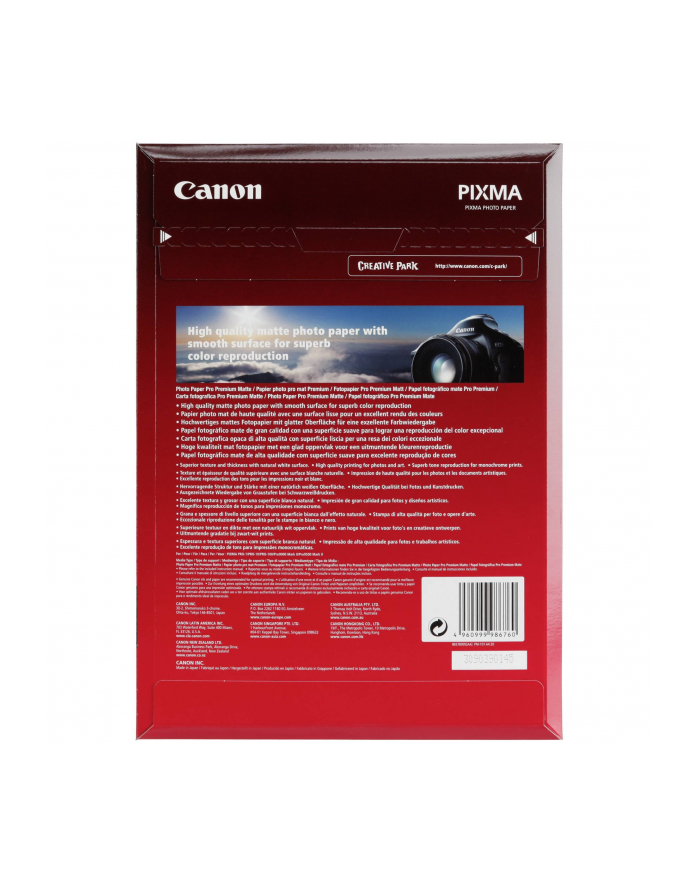 canon Papier PM-101 A4 mat 20s  210g 8657B005 główny