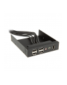 Silverstone SST-FP32B 5-Ports 3.5'' Device Adapter USB 2.0, black - nr 8