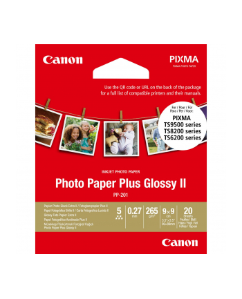 canon Papier PP201 3.5x3.5 20SH 2311B070