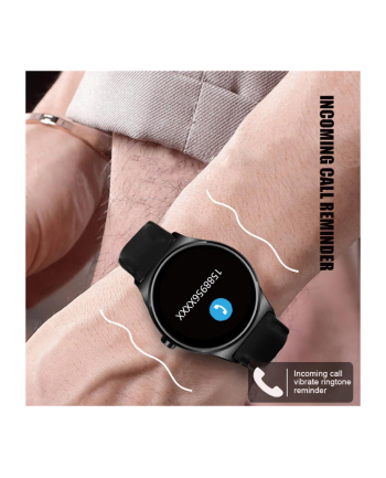 maclean NanoRS RS100 Smartwatch inteligentny zegarek bluetooth, heart rate czarny