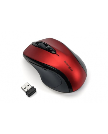 kensington Mysz bezprzewodowa średniowymiarowa Pro Fit rubinowo-czerwona