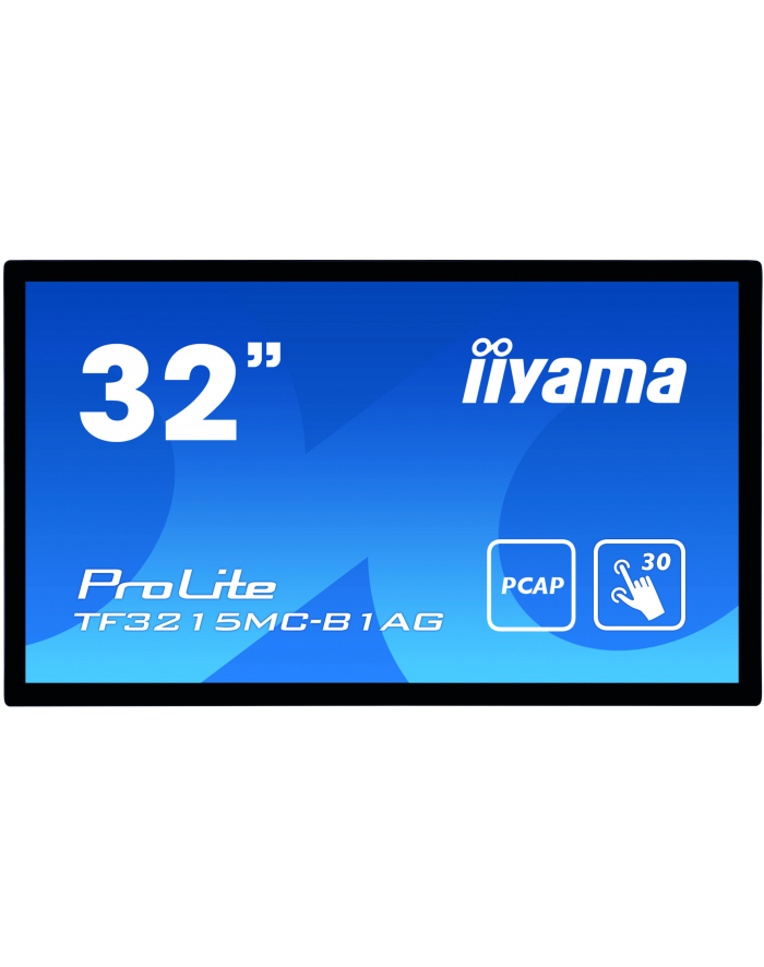 iiyama Monitor 32 TF3215MC-B1AG pojemnościowy 30PKT AMVA 24/7 IP65 główny