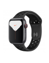 apple Zegarek Nike Series 5 GPS+Cellular, 44mm koperta z aluminium w kolorze gwiezdnej szarości z paskiem sportowym Nike w kolorze antracytu/czarnym - S/M & - nr 1