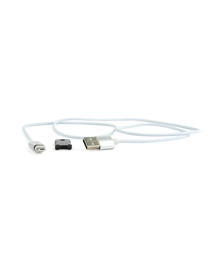 Kabel USB 2.0 magnetyczny Micro-USB 1.0m srebrny Gembird główny