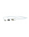 Kabel USB 2.0 magnetyczny Micro-USB 1.0m srebrny Gembird - nr 1