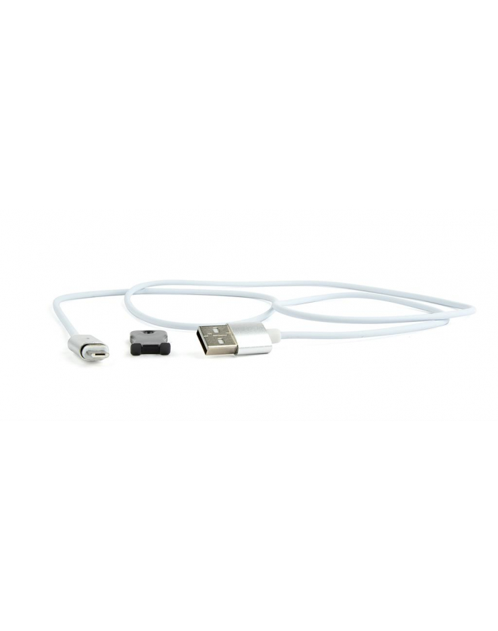 Kabel USB 2.0 magnetyczny Micro-USB 1.0m srebrny Gembird główny