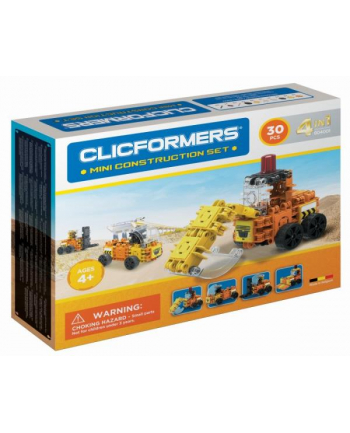 clics toys Klocki CLICFORMERS Maszyny budowlane (4w1) 30el 804001