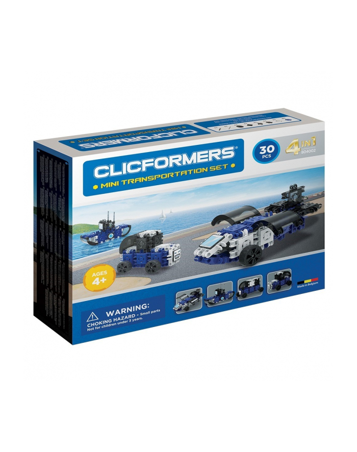 clics toys Klocki CLICFORMERS Transportowce (4w1) 30el 804002 główny