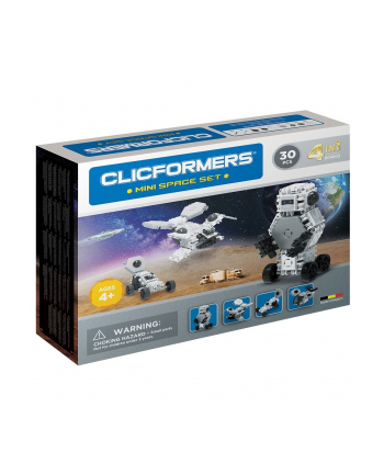 clics toys Klocki CLICFORMERS Kosmos (4w1) 30el 804003