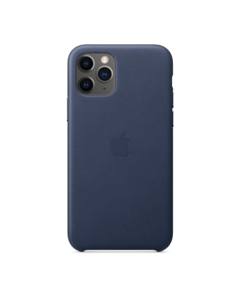 apple Skórzane etui do iPhone 11 Pro - nocny błękit