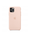 apple Silikonowe etui do iPhone 11 Pro - piaskowy róż - nr 1