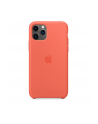 apple Silikonowe etui do iPhone 11 Pro Max - mandarynkowy (pomarańczowy) - nr 1