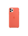 apple Silikonowe etui do iPhone 11 Pro Max - mandarynkowy (pomarańczowy) - nr 2