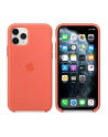 apple Silikonowe etui do iPhone 11 Pro Max - mandarynkowy (pomarańczowy) - nr 5