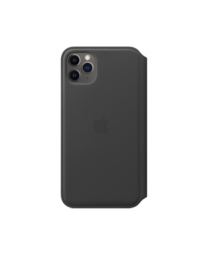 apple Skórzane etui folio do iPhone 11 Pro Max - czarne główny