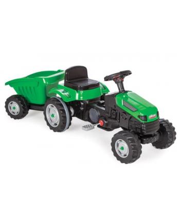 artyk PROMO Traktor na pedały z przyczepą zielony 012150