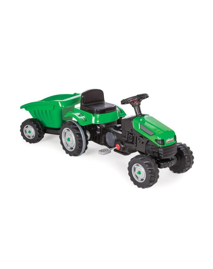 artyk PROMO Traktor na pedały z przyczepą zielony 012150 główny