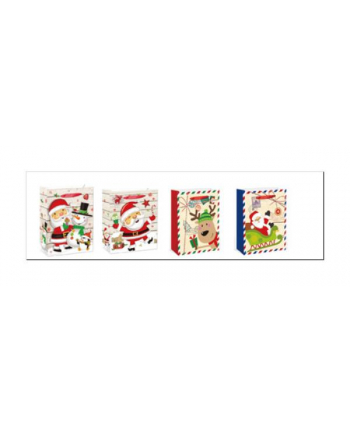 ju-piter Torebka prezentowa świąteczna 1005 SD szerokie dno 26x32x20cm p12, cena za 1szt