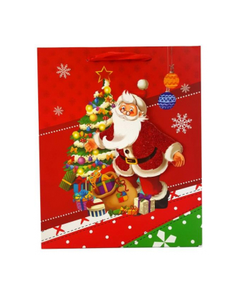 ju-piter Torebka prezentowa świąteczna 3D 189B 26x32x10cm p12, cena za 1szt