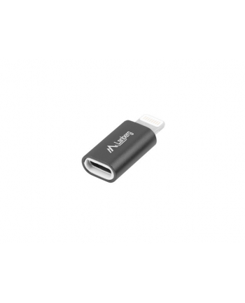 lanberg Adapter MICRO USB(F)- LIGHTNING(M) czarny