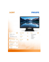 philips Monitor 242B9T 23.8cala IPS Touch DVI HDMI DP - nr 5