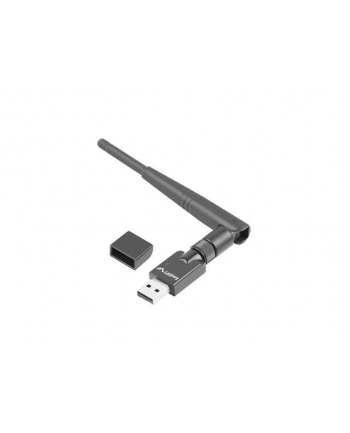 lanberg Karta sieciowa USB N150 1 zewnętrzna antena  NC-0150-WE