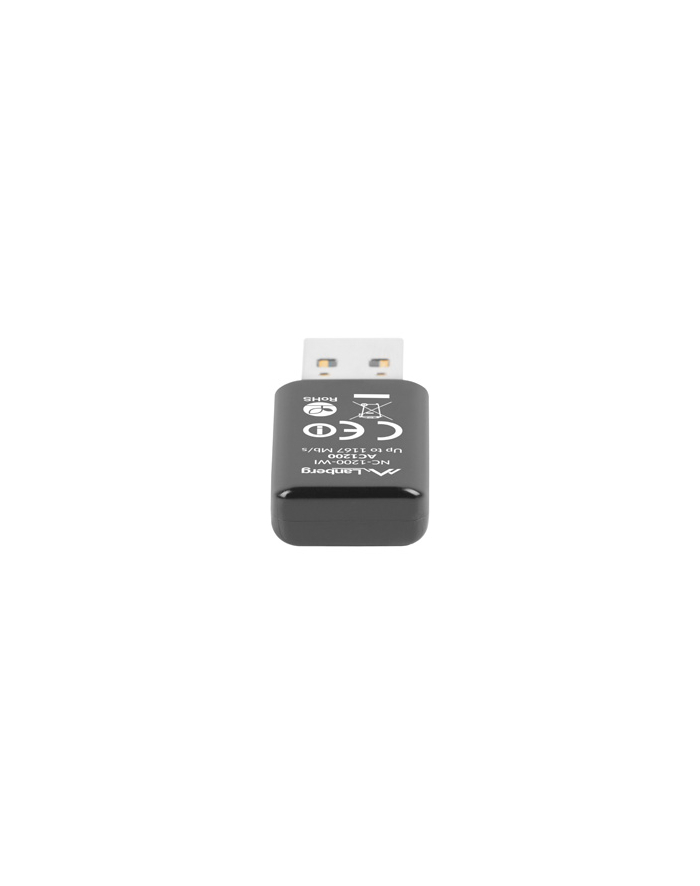 lanberg Karta sieciowa USB AC1200 dual 2 wewnętrzne anteny  NC-1200-WI główny