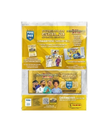FIFA 365 Adrenalin 2020 Saszetka premium Gold 00917 PANINI