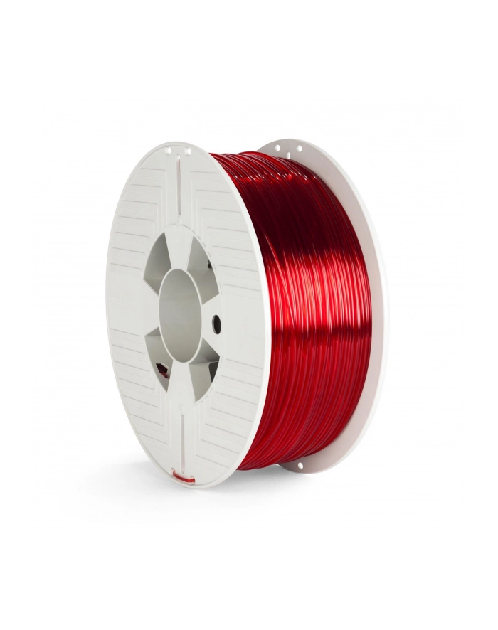 Filament VERBATIM / PETG / Red Transparent / 1,75 mm / 1 kg główny