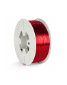 Filament VERBATIM / PETG / Red Transparent / 1,75 mm / 1 kg - nr 8