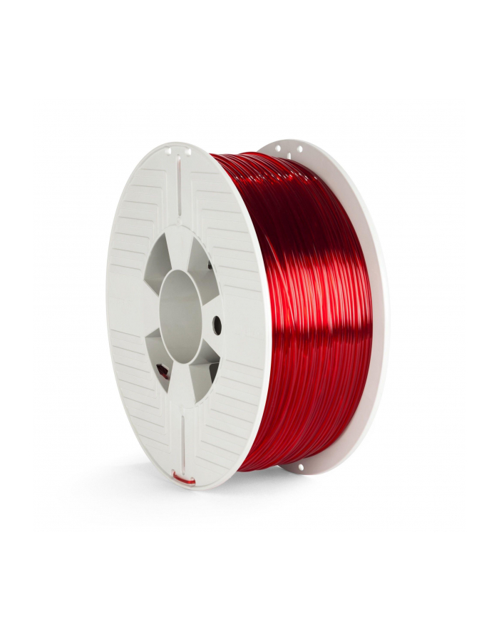Filament VERBATIM / PETG / Red Transparent / 1,75 mm / 1 kg główny