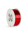 Filament VERBATIM / PETG / Red Transparent / 1,75 mm / 1 kg - nr 1